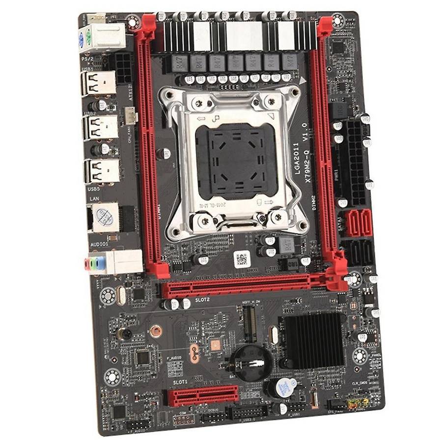 X79m-q Motherboard with Ddr4 4gb 1333mhz Ram+sata Cable for Computer
