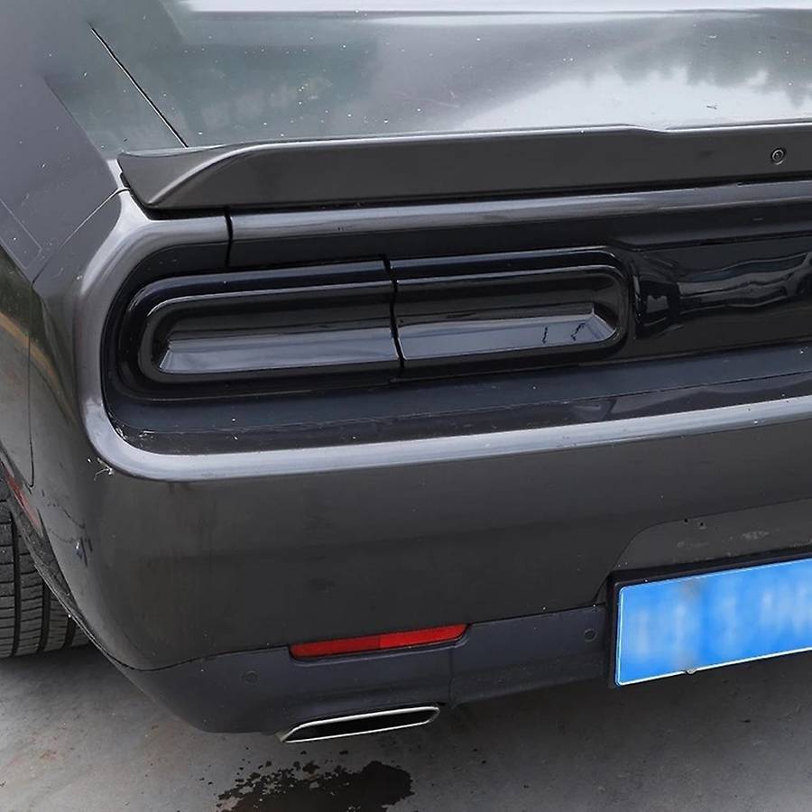 4pcs Car Smoked Black Rear Tail Light Cover for Dodge Challenger