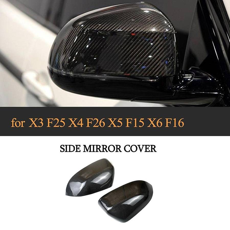 Real Carbon Fiber for Bmw X3 F25 X4 F26 X5 F15 Rearview Mirror Cover