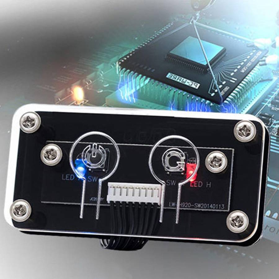 Desktop Computer External Power Switch Power Button+restart Button