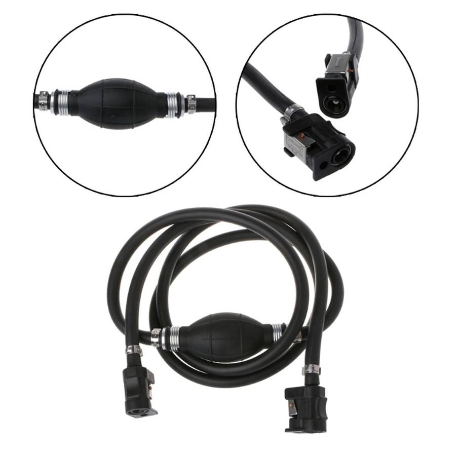 Fuel Line Hose Outboard Boat Engine Petrol Tank Connectors Kit
