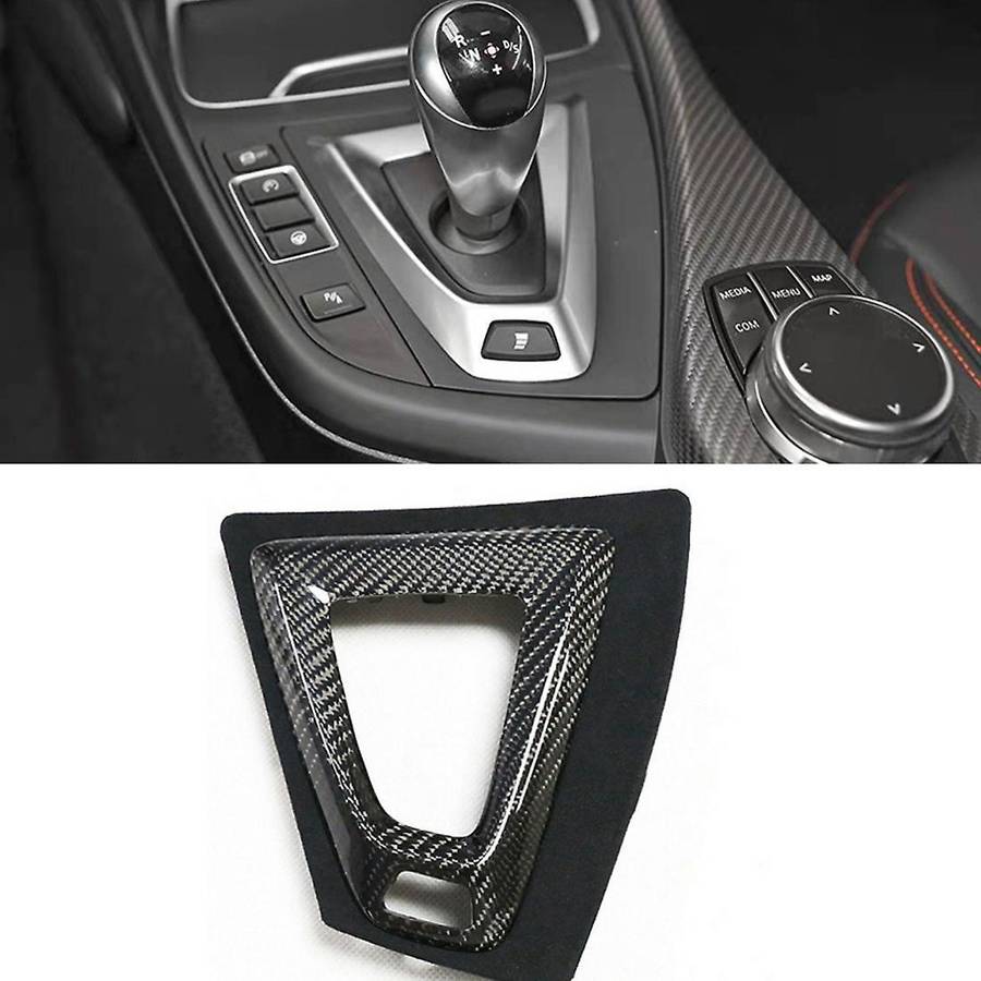 Carbon Fiber Console Gear Shifter Panel Trim Lhd For-bmw M3 M4 F80