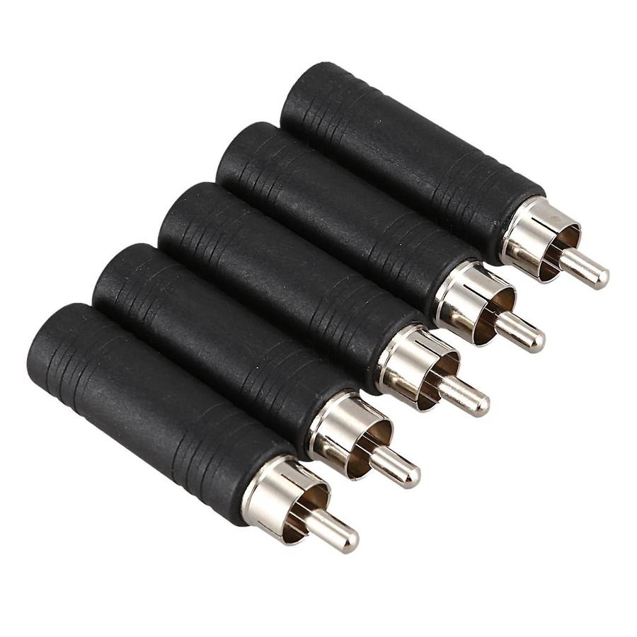 Male Stereo to 2 Dual Rca Female Y Splitter Audio Adapter Converter