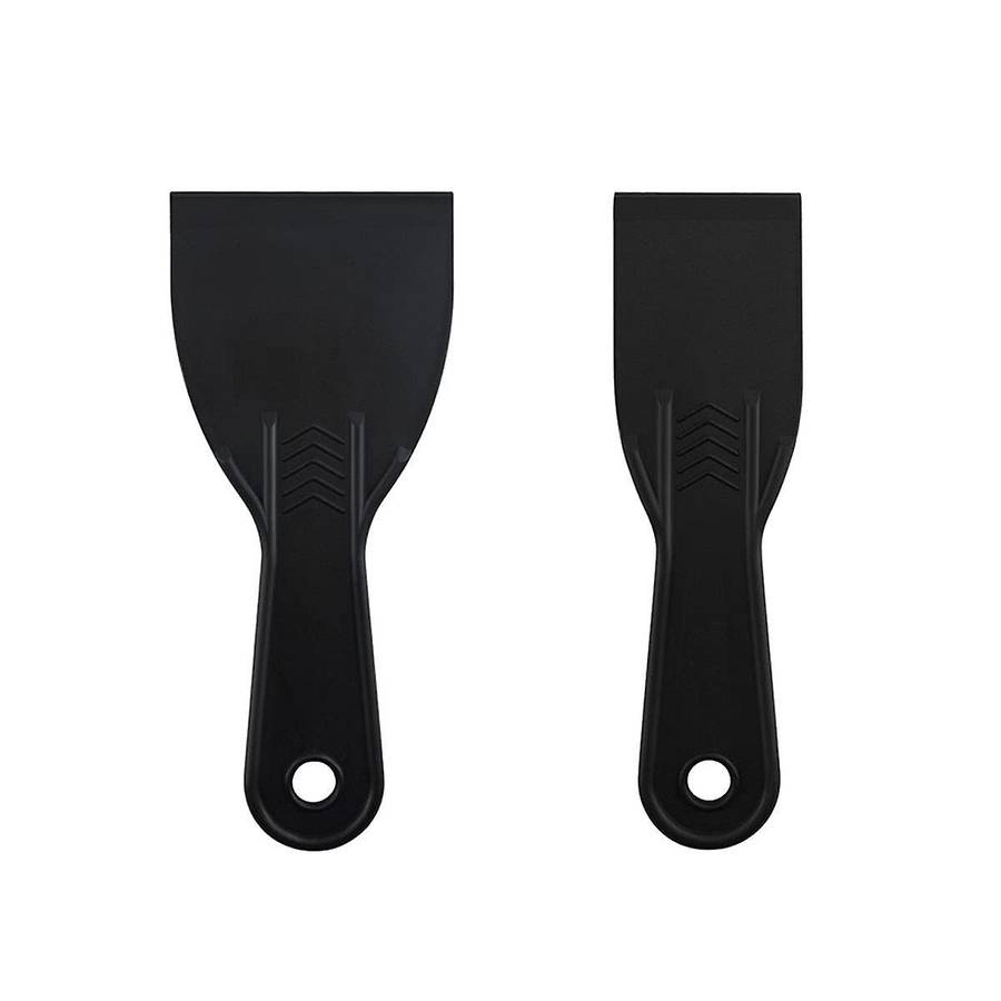 2pcs Resin 3d Printing Shovel (1pc 7x3 Inch + 1pc 7x 2 Inch), Black