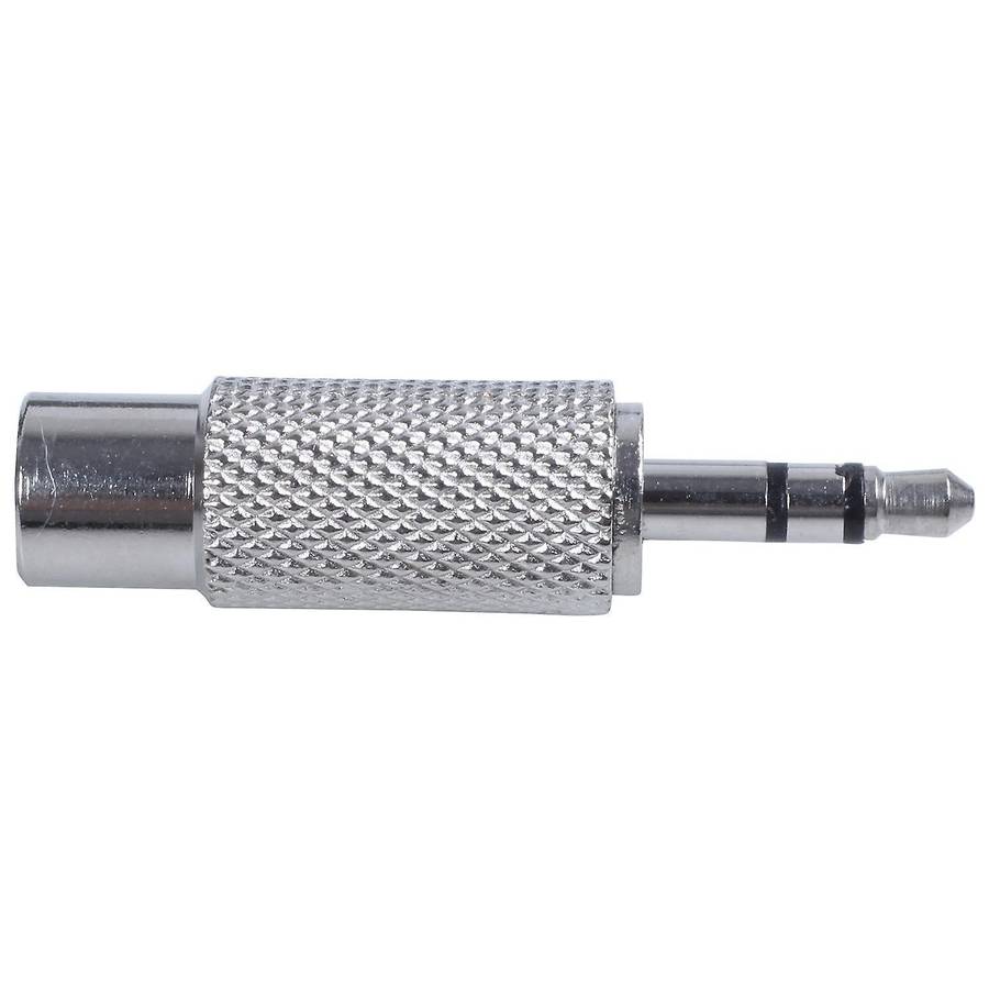 3.5mm Stereo Male to Rca Mono Female Audio Adapter,silver
