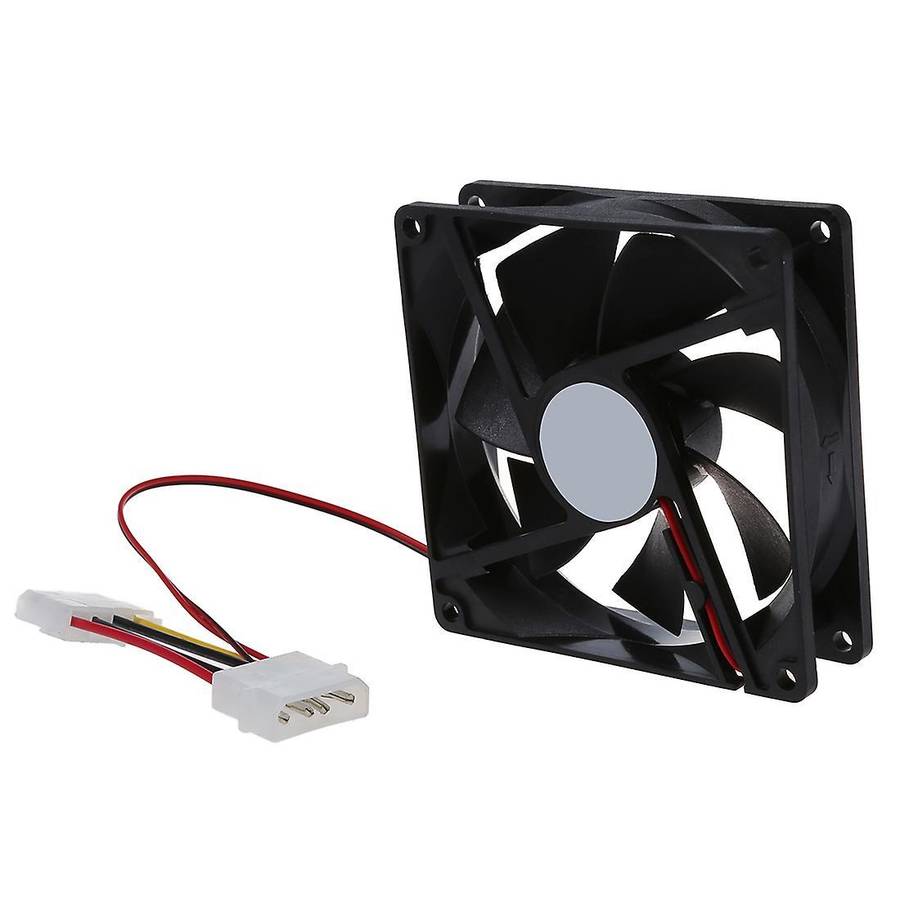 Dc 12v 4 Pin Black Plastic Pc Cooling Fan 90mm X 90mm X 25mm