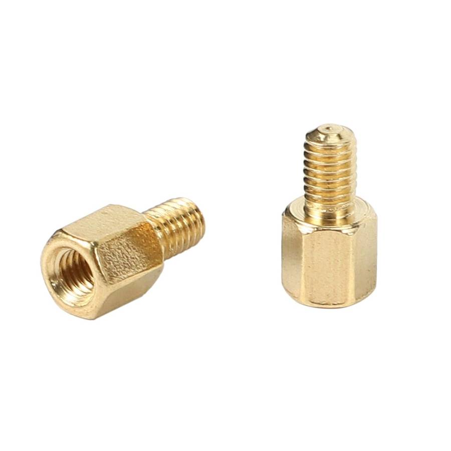 50 Pcs Brass Screw Pcb Standoffs Hexagonal Spacers M3 Male X M3 Female 5mm