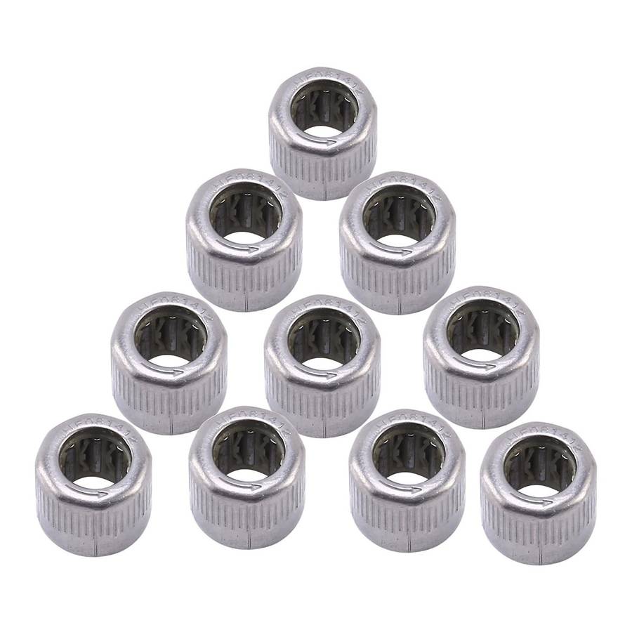 10pcs One Way Needle Roller Steel Bearing Outer One-way for Industry