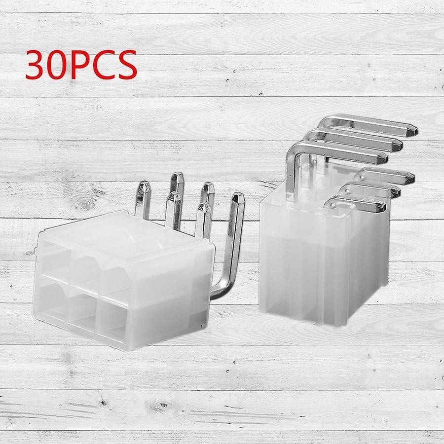 30pcs 4.2mm 6pin Female Socket Curved Needle Connector for Computer