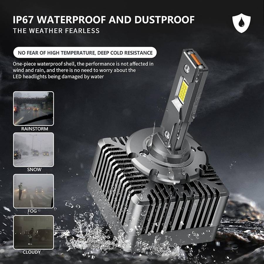 Car Headlight Bulb 110w 40000lm 6000k White Auto Light Led (d3s/d3r)