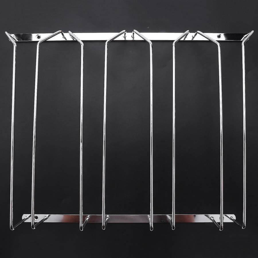 5x Under Cabinet Stemware Wine Glass Holder Rack 2.17 Inch Deep