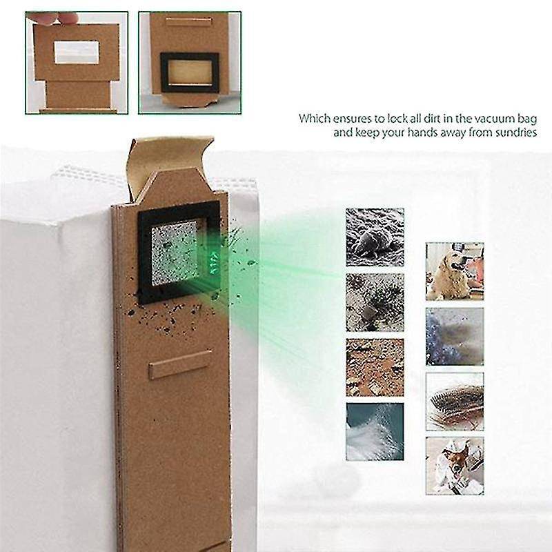 50 Pcs Dust Bags for Roborock S7 T7s T7s Plus Robotic Vacuum Cleaner