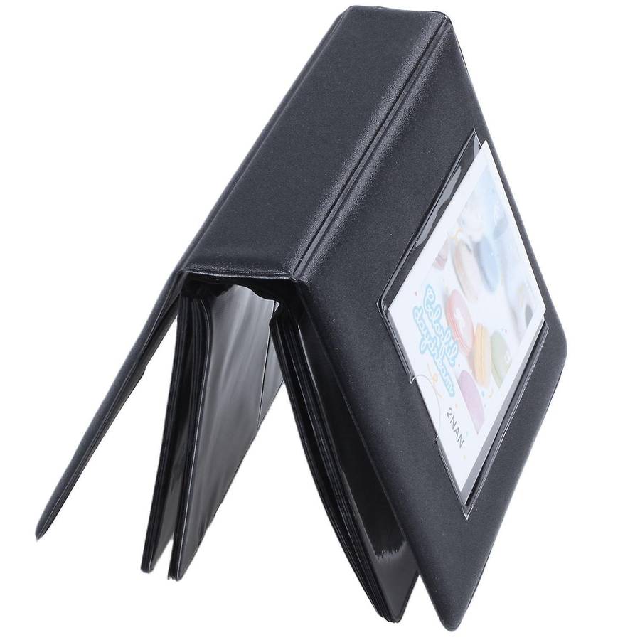 Mini Photo Album 64 Slots for Mini Film Camera-black