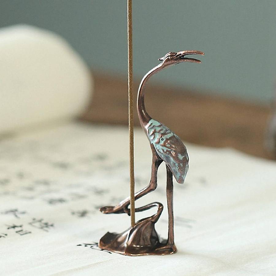 Crane Incense Stick Incense Burners Stick Cone Censer Incense Stand A