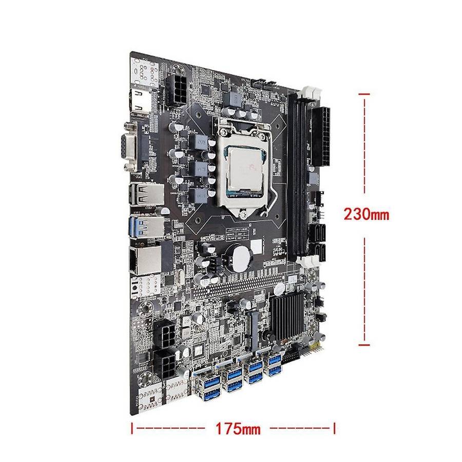 B75 Btc Mining Motherboard Support Ddr3 Memory Cpu