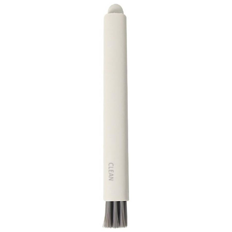 Coffee Machine Crevice Cleaning Brush Plastic Long-handled Bean,white