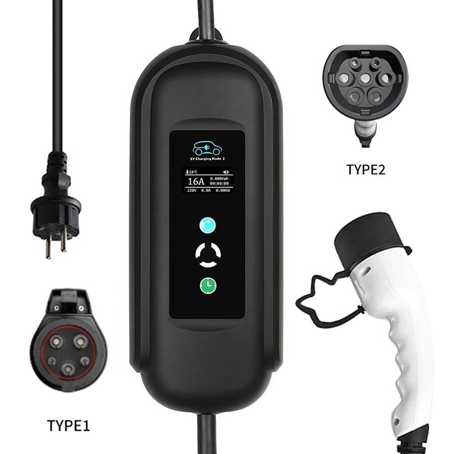 Ev Charger Cable Iec62196 Type 2 Portable Charger for All Ev Cars