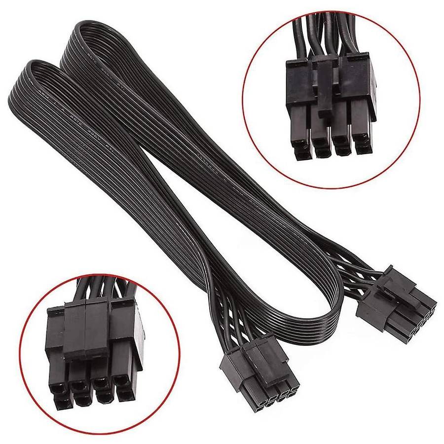 Cpu 8 Pin to 4+4 Pin Atx Power Supply Cable for Corsair Cooler Master