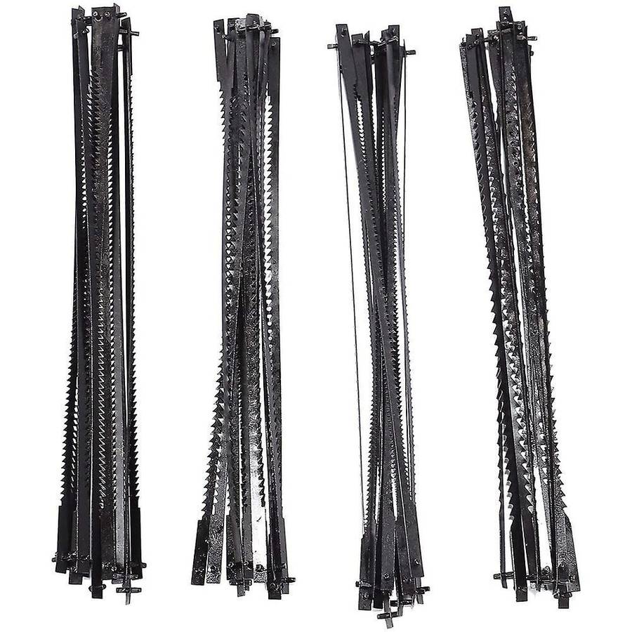 12pcs 5 Inch Pinned Scroll Saw Blades Tpi 10/15/18/24 for Woodworking