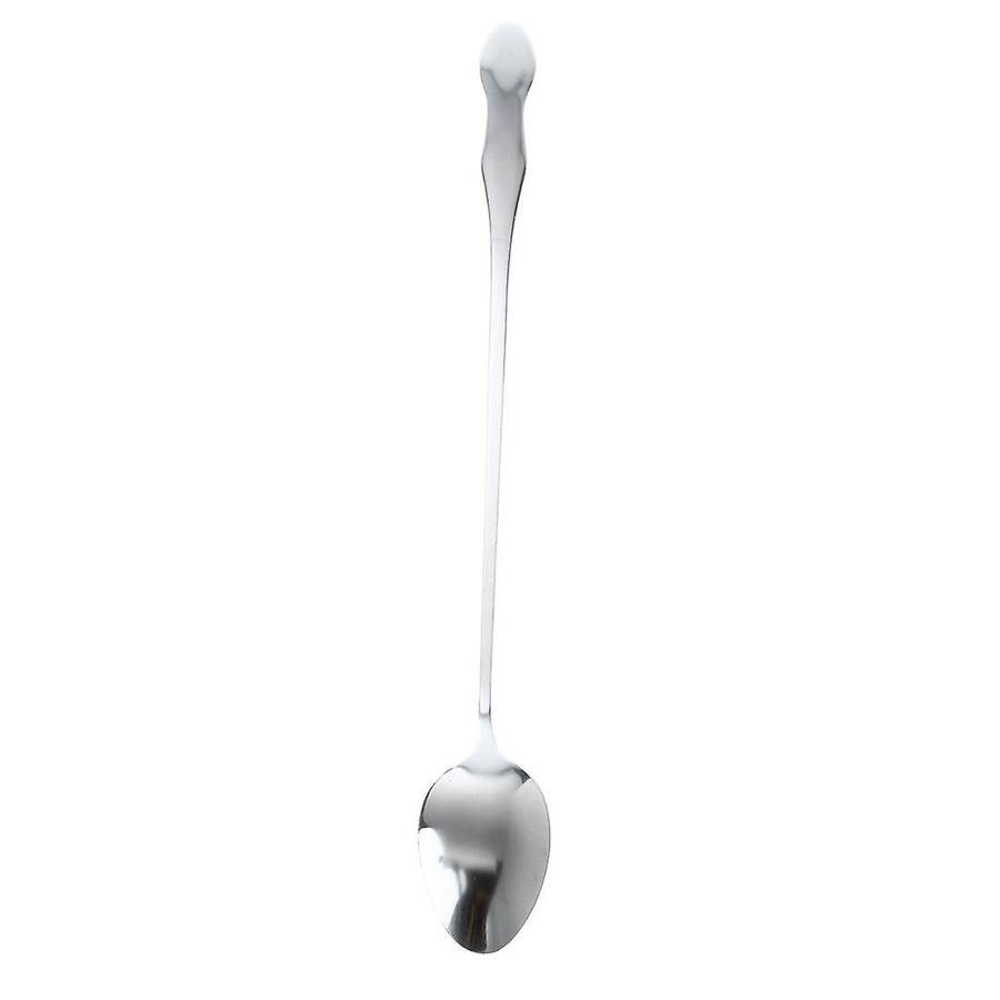 10" Stainless Steel Tableware Long Handle Scoop Teaspoon