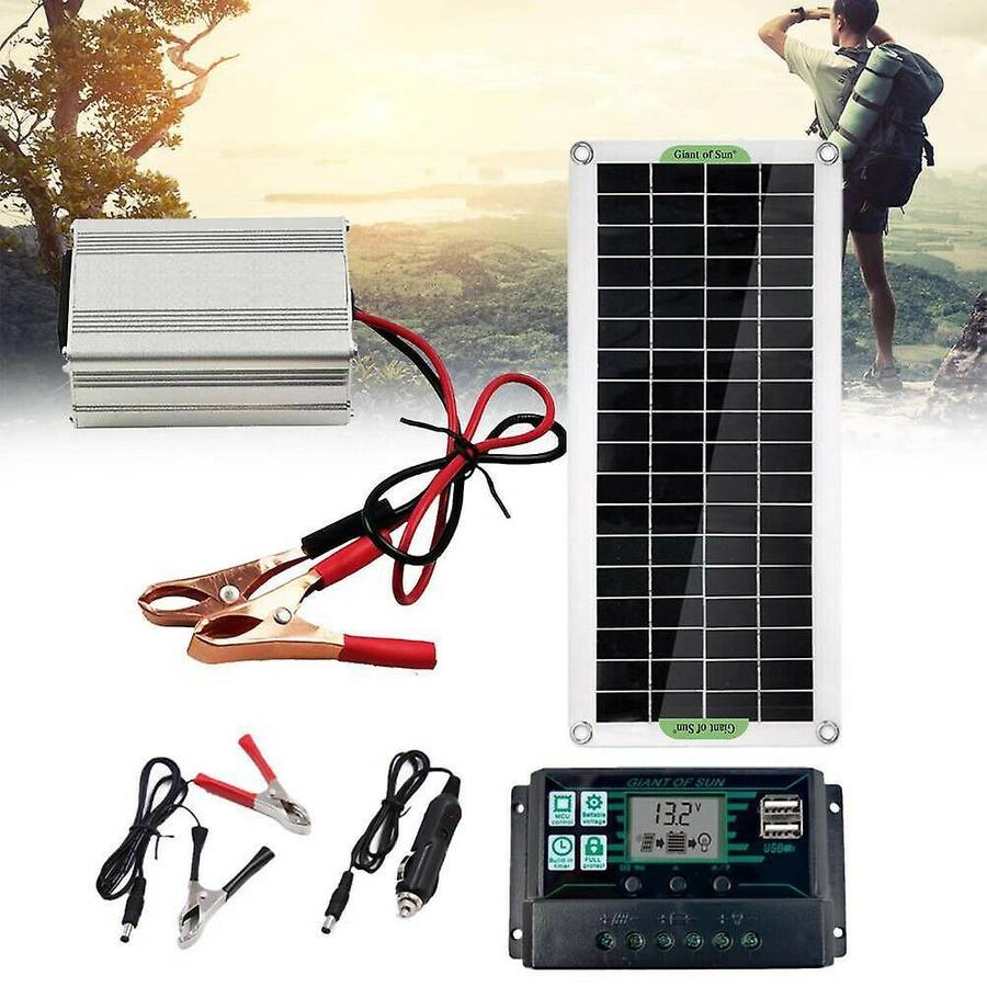 200w Solar Panel Kit 12v to 220v Battery Charger with 100a Controller