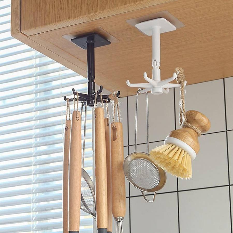 360 Degree Rotating Hook Self-adhesive Storage Tool Universal Hanging
