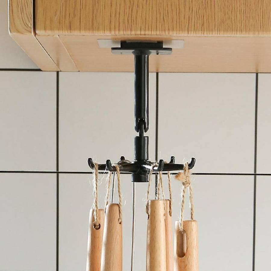 360 Degree Rotating Hook Self-adhesive Storage Tool Universal Hanging