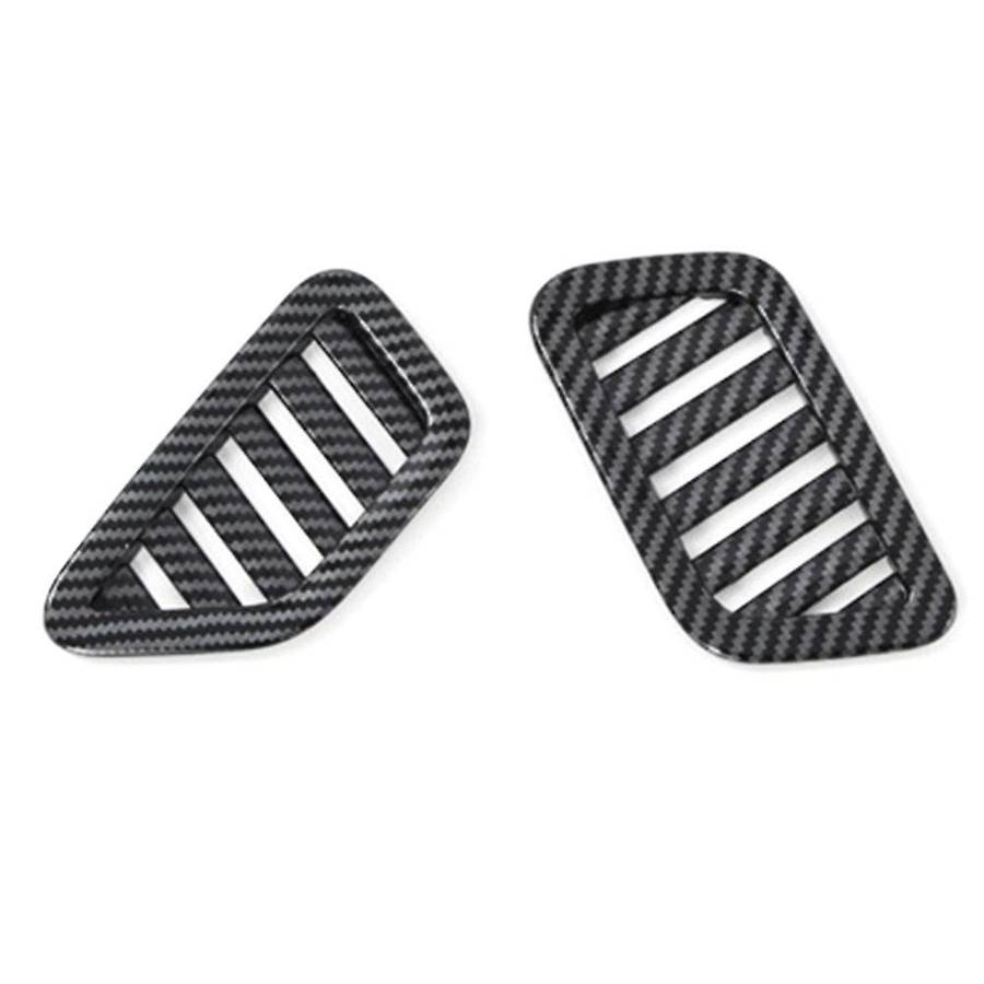 Carbon Fiber Car Front Upper Air Outlet Cover Decoration