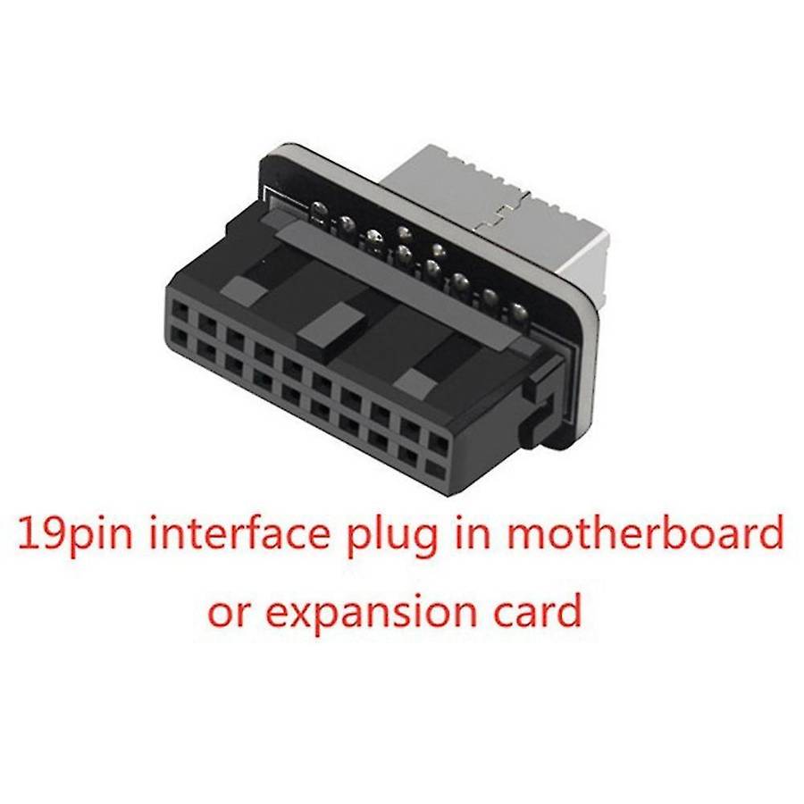 Motherboard Usb3.019p/20p to Type-e90 Degree Adapter Chassis Front