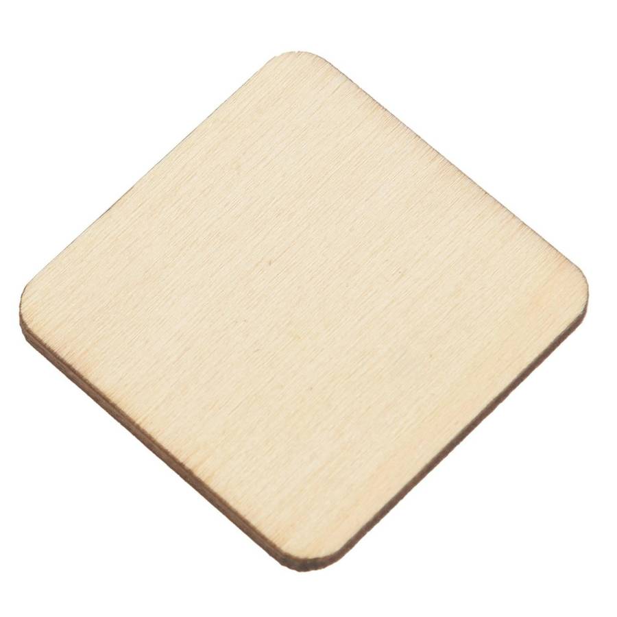 50 Diy Square Decorative Wood Slices