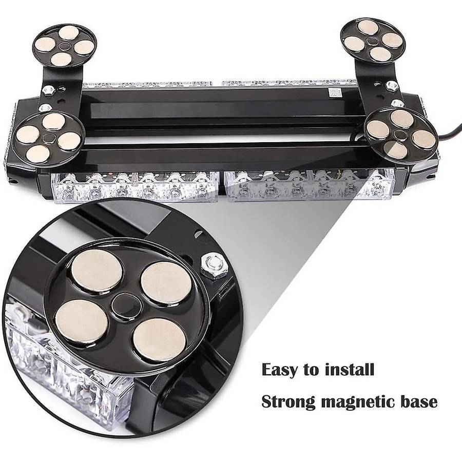Amber 30 Led High Intensity Emergency Warning Lighting Bar