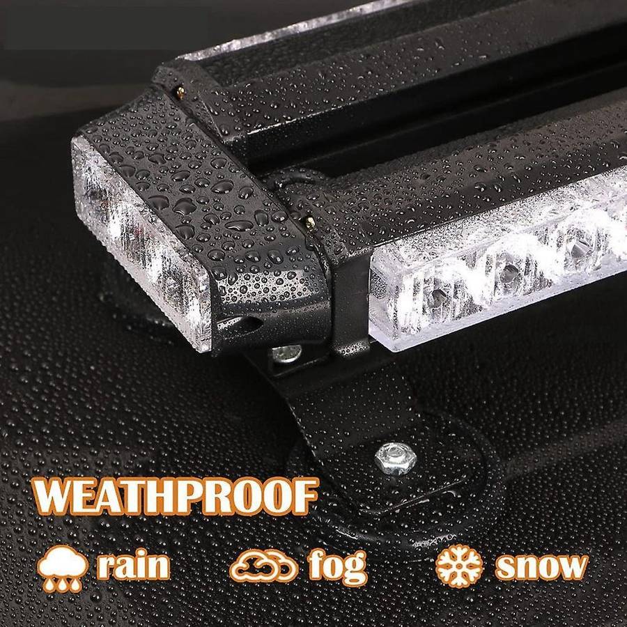 Amber 30 Led High Intensity Emergency Warning Lighting Bar