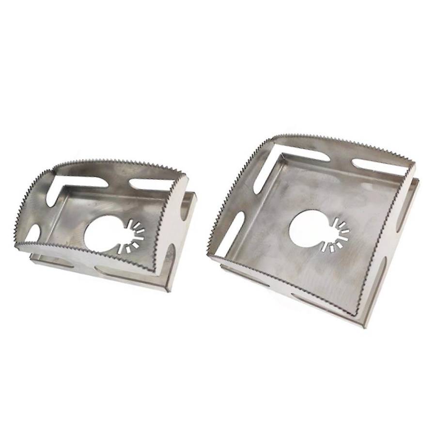 2pcs Square Rectangle Milling Cutter Carving One Step In Place-silver