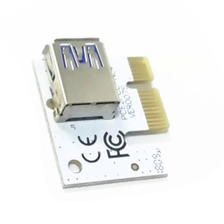 10pcs Pci Express Riser Card Pci 1x Pci-e X1 Riser 90 Degree Usb 3.0