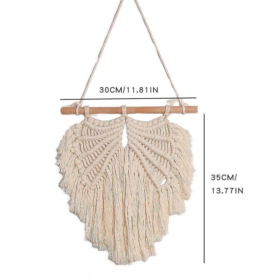 Hand-woven Angel Wings Tapestry Chic Boho Decor for Wedding Bedroom