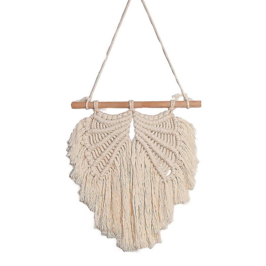 Hand-woven Angel Wings Tapestry Chic Boho Decor for Wedding Bedroom