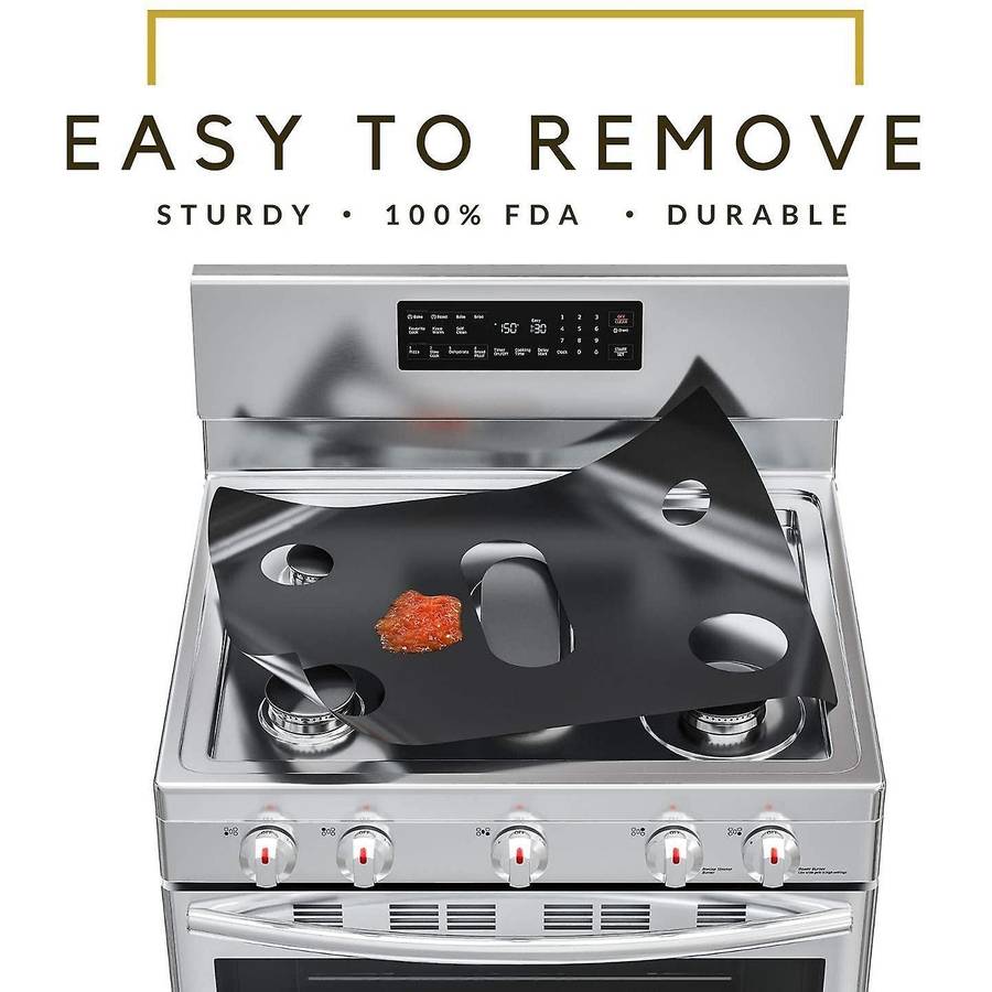 Stove Burner Cover for Samsung Gas Range, Reusable Gas Stove Liners