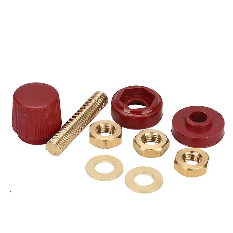 2pcs Terminal Binding Post, 555 Type Brass Pillar Terminal Block 200a
