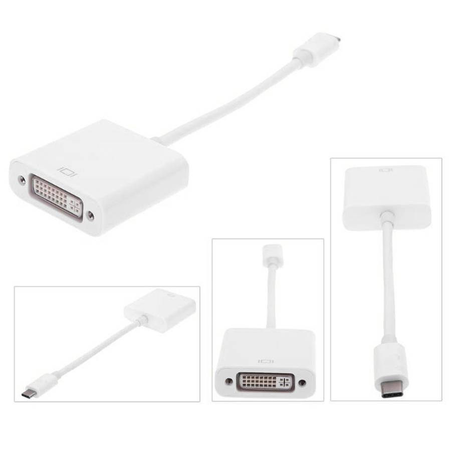 Usb3.1 Type-c to Dvi Hd Conversion Cable 1080p Portable Extended