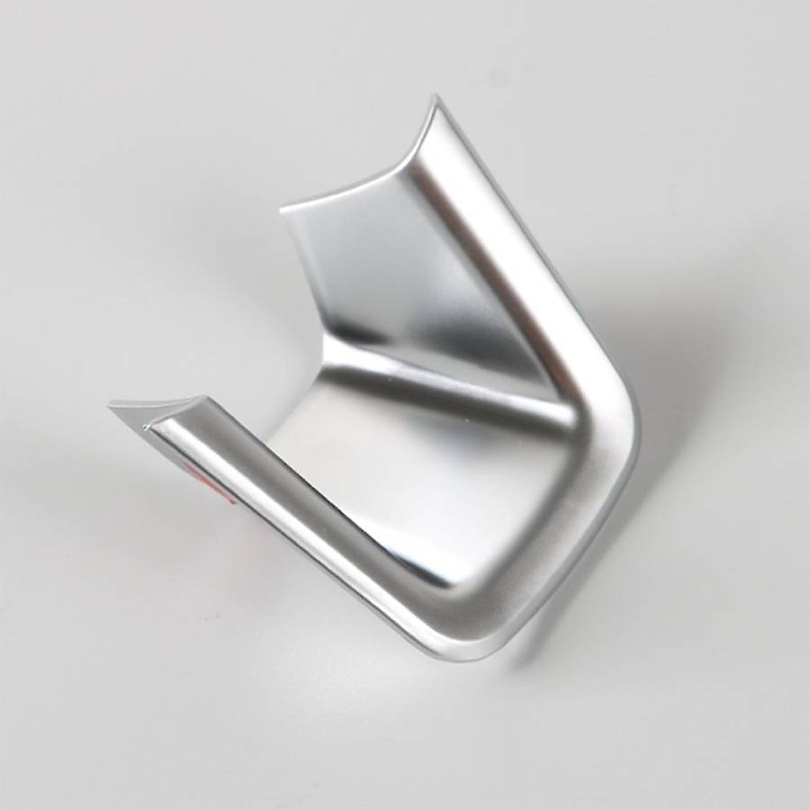 Steering Wheel Decoration Cover Trim Stickers for Jeep(silver)