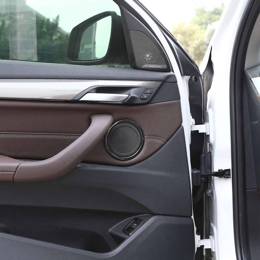For Bmw 2 Series 2014-2019 Car Rear Horn Ring Cover Trim Accessories