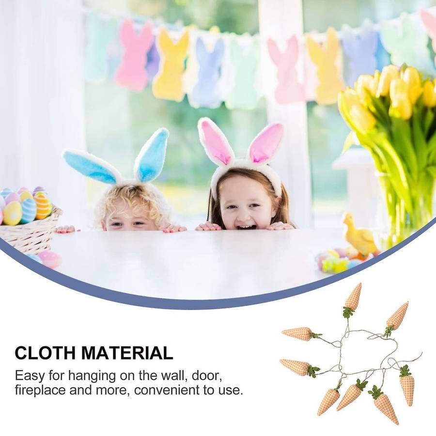 8pcs Easter Carrots Ornaments for Easter Home Decor Diy Crafts Gifts