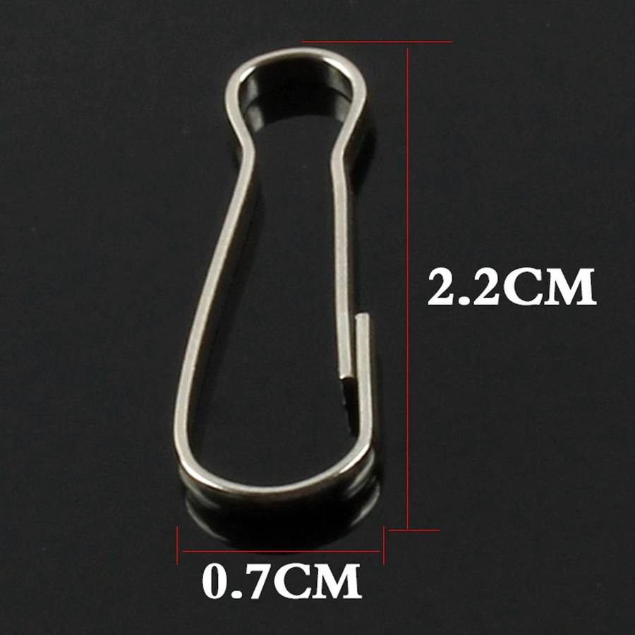 100 Pcs Electroplating Chain Clasp Hanging Flag Hanging Accessories
