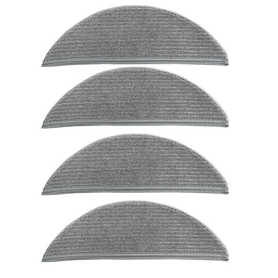 4 Pcs Gray Mop Cloths Rag Replacement for Xiaomi Lydsto R1
