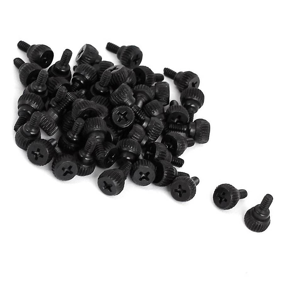 Pc Computer Case Thumbscrews M3.5 Thumb Screws Black 50 Pcs