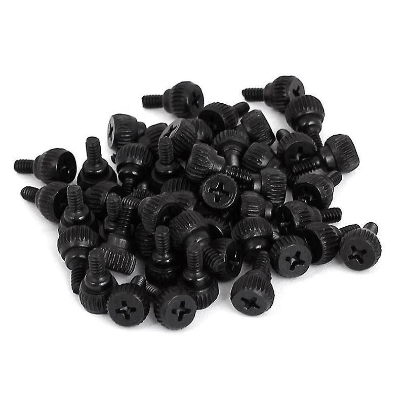Pc Computer Case Thumbscrews M3.5 Thumb Screws Black 50 Pcs