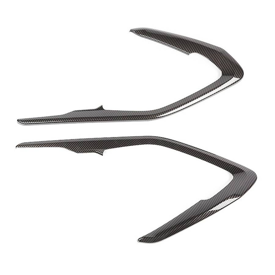 Car Interior Door Decoration Cover Trim Stickers, Abs Carbon Fiber