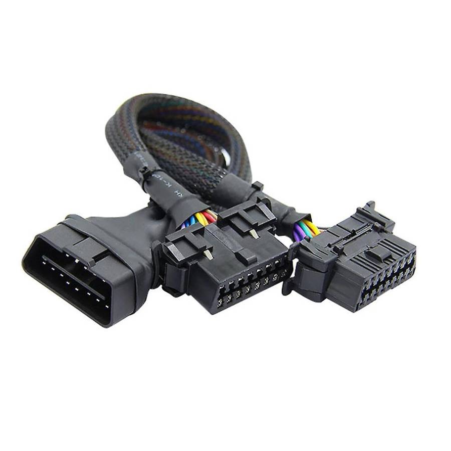 1x Male and 2x Female Extension Cable Adapter (1ft/30cm) (1pack)