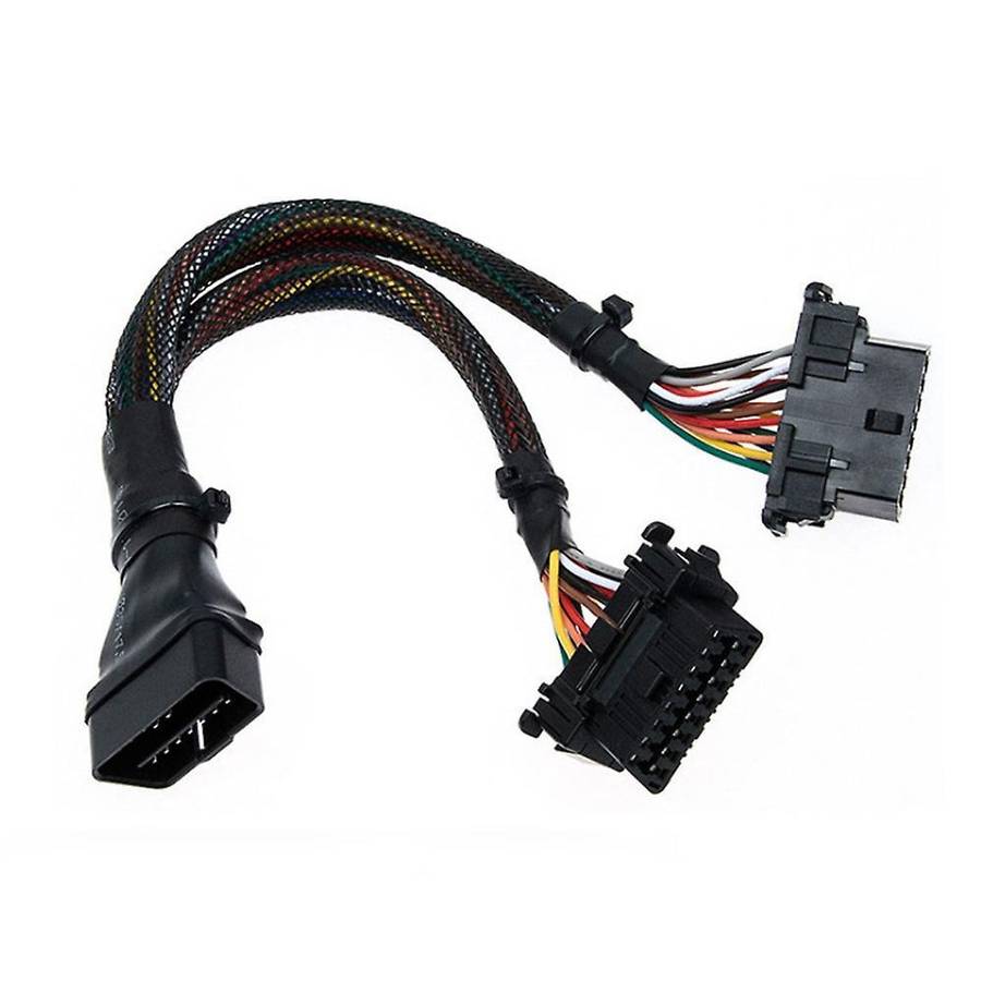 1x Male and 2x Female Extension Cable Adapter (1ft/30cm) (1pack)