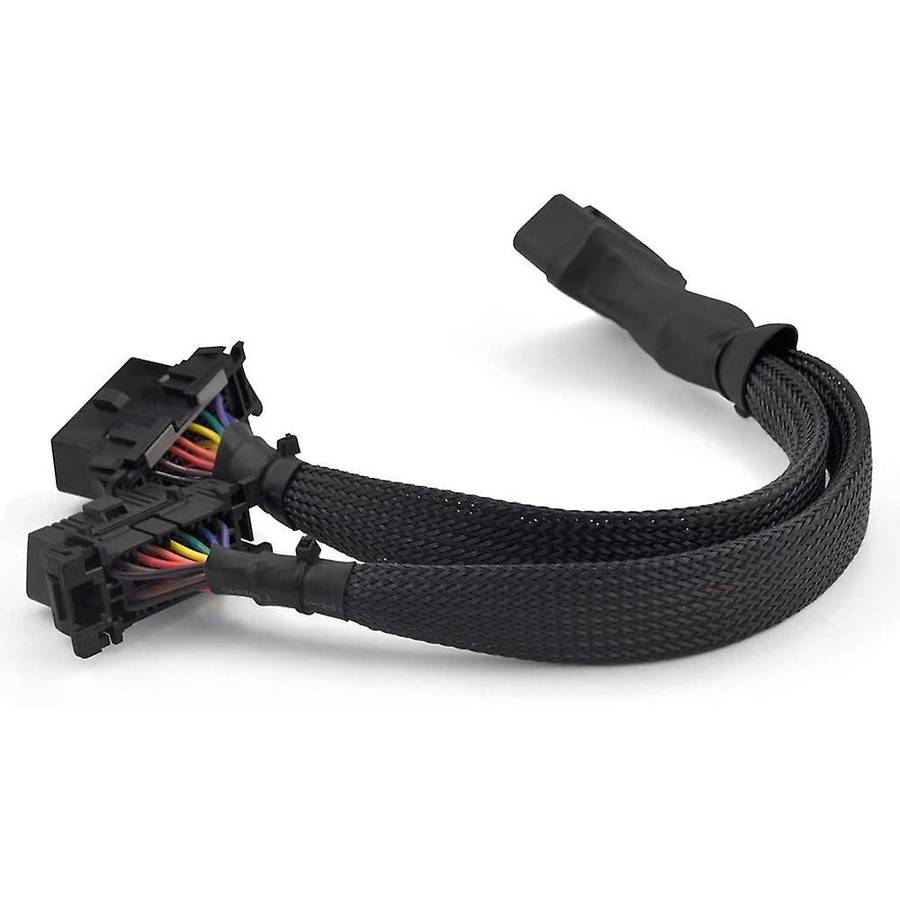 1x Male and 2x Female Extension Cable Adapter (1ft/30cm) (1pack)